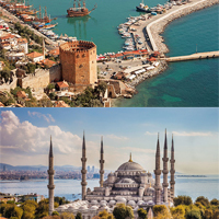 تور ترکیبی استانبول + آلانیا تابستان 1402  